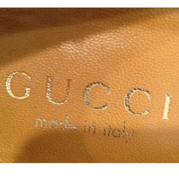 GUCCI Leather Tassel Toe Classic Heel Pumps 9 NICE - Picture 3 of 8